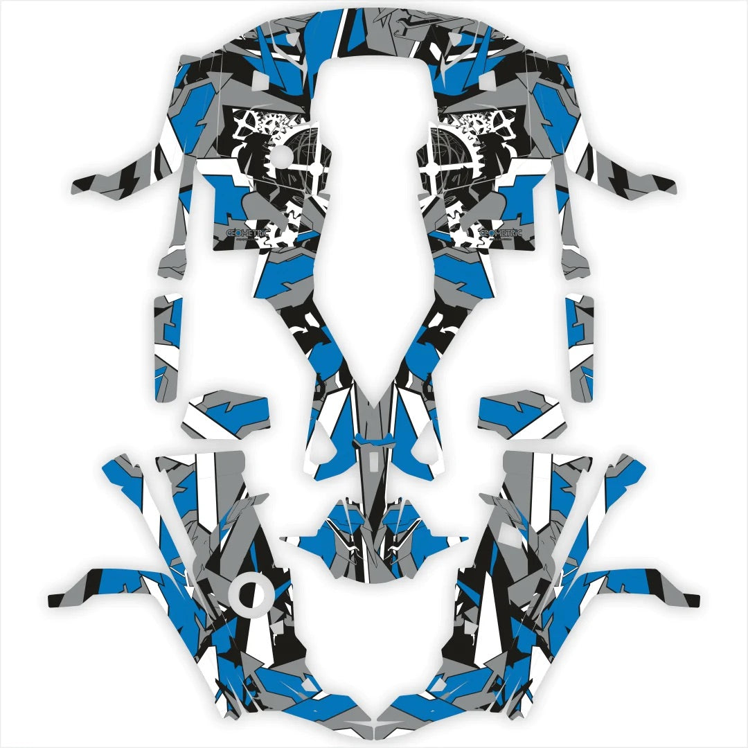 Geometrische Designaufkleber für Stels Guepard