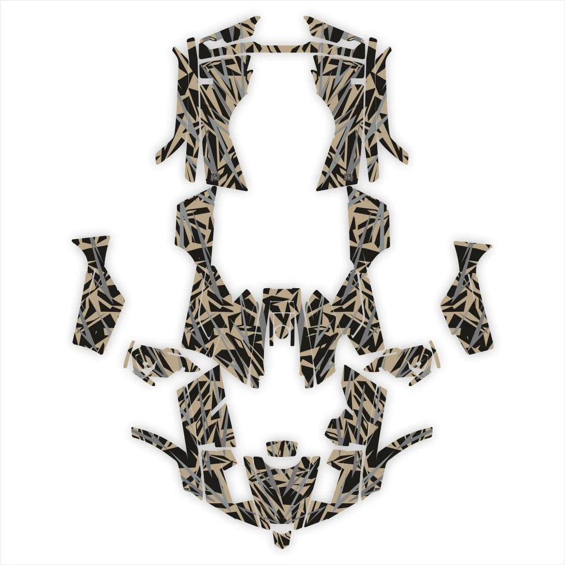 Autocolante de design spirit de rasă pentru CFMOTO Cforce