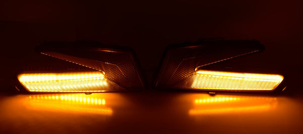 LED Taillights with Yellow Turn Signal Light for Maverick X3