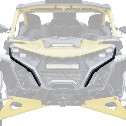 Front Left & Right DRL Fairing Trim Panel Kit for Can-Am Maverick R MAX X RS RC 2024+
