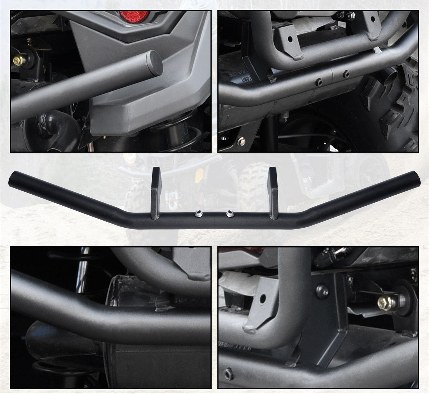 Protector de parachoques trasero XT de acero combinado para Can-Am <tc>Outlander</tc>