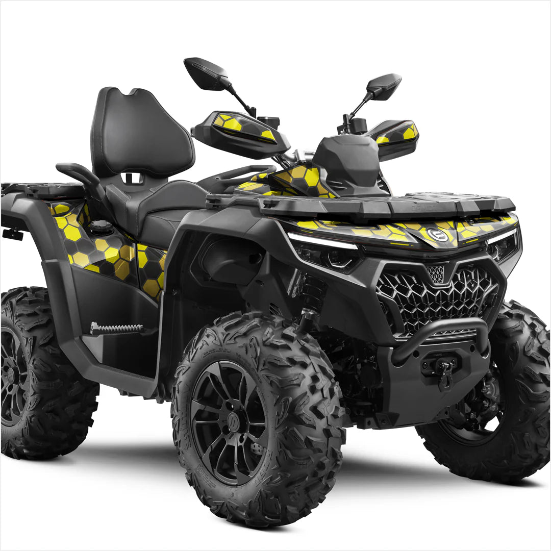 Pegatizas de diseño Hexagon para Cfmoto Cforce Touring (G3) 800-1000
