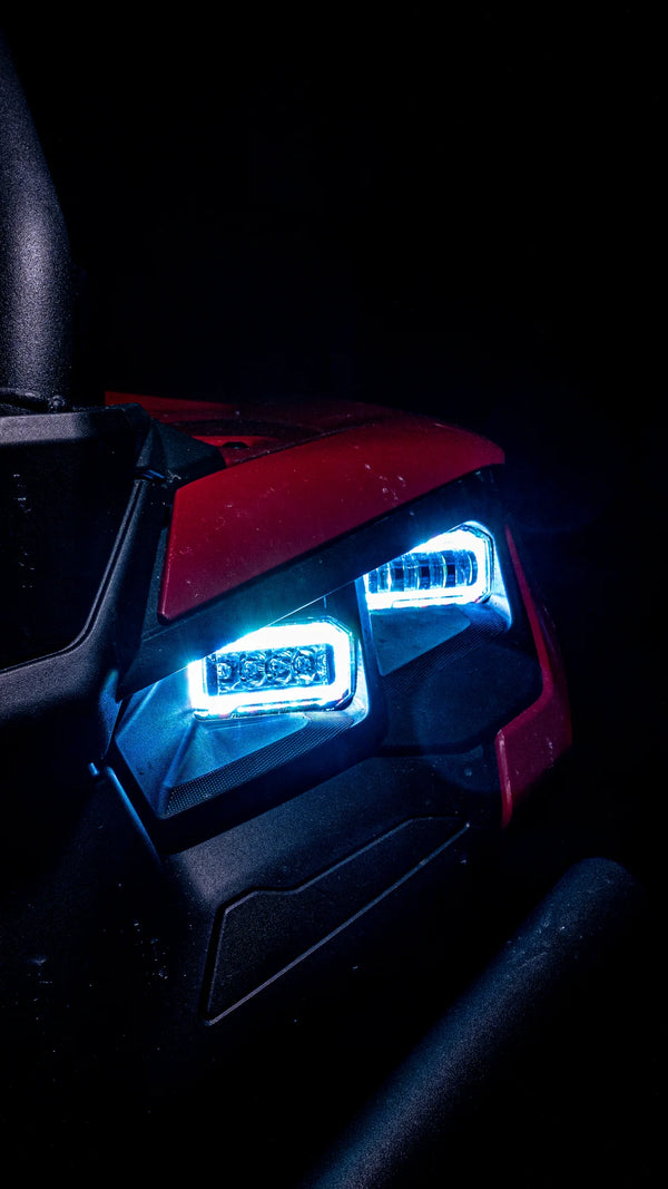 1 opakowanie świateł drogowych (pojedyncze światło Neutrino) do CAN-AM OUTLANDER 2023-2025 & RENEGADE/2024-2025 MAVERICK R/2025 CANYON/2025 SPYDER F3