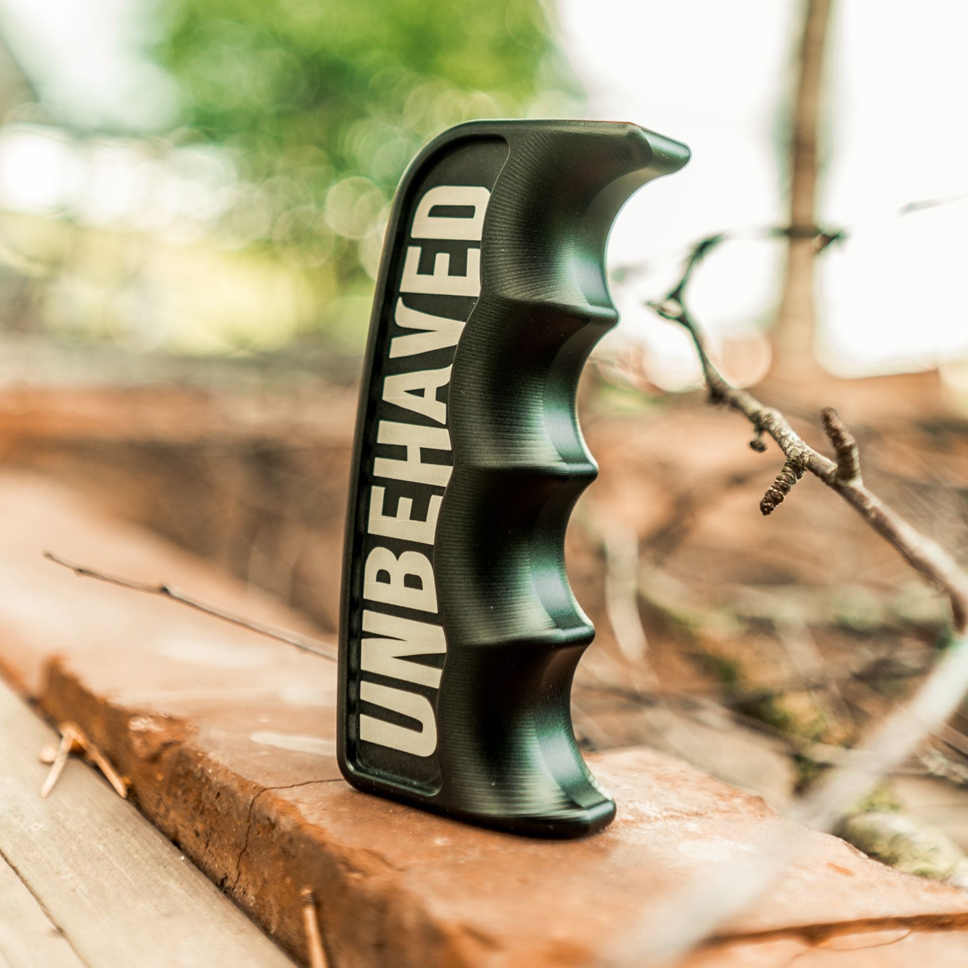 Maniglia del cambio UNBEHAVED in alluminio nero per ATV