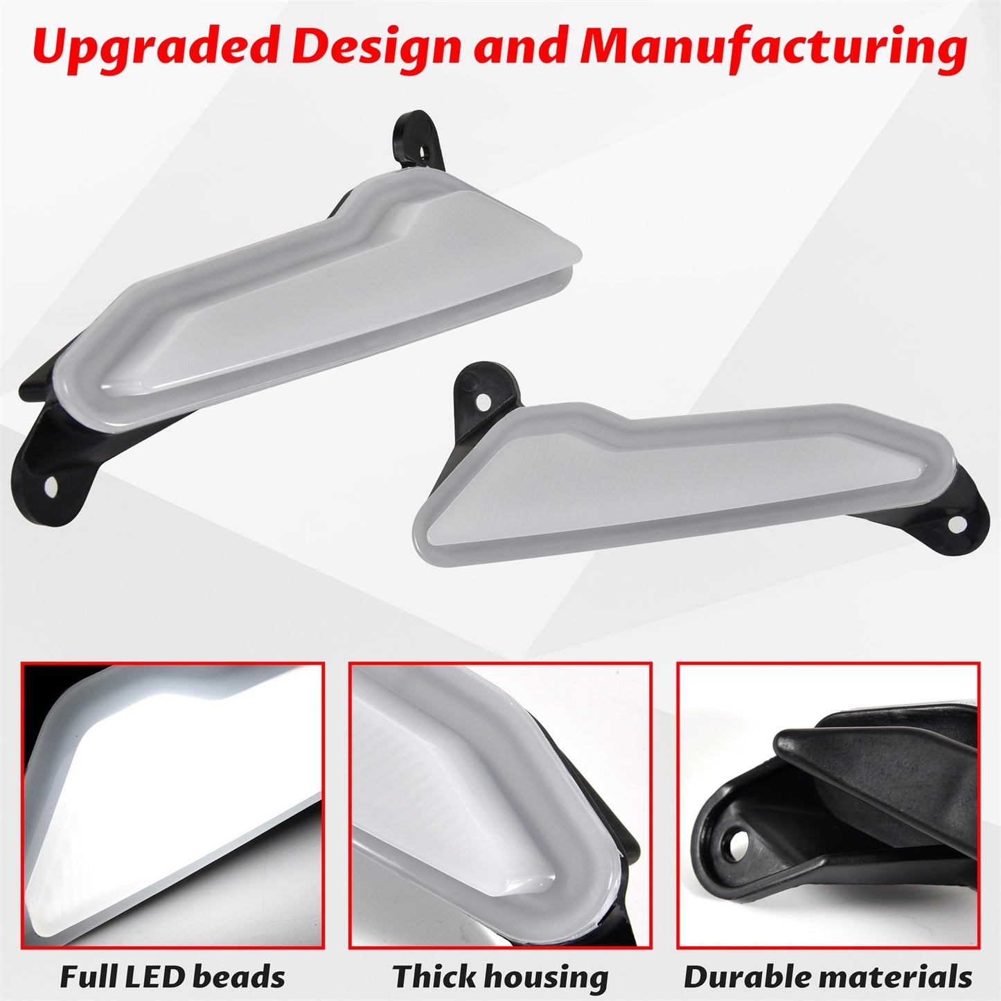 LED Front Bumper Lights Front with Turn Signal Light for Can-Am Outlander