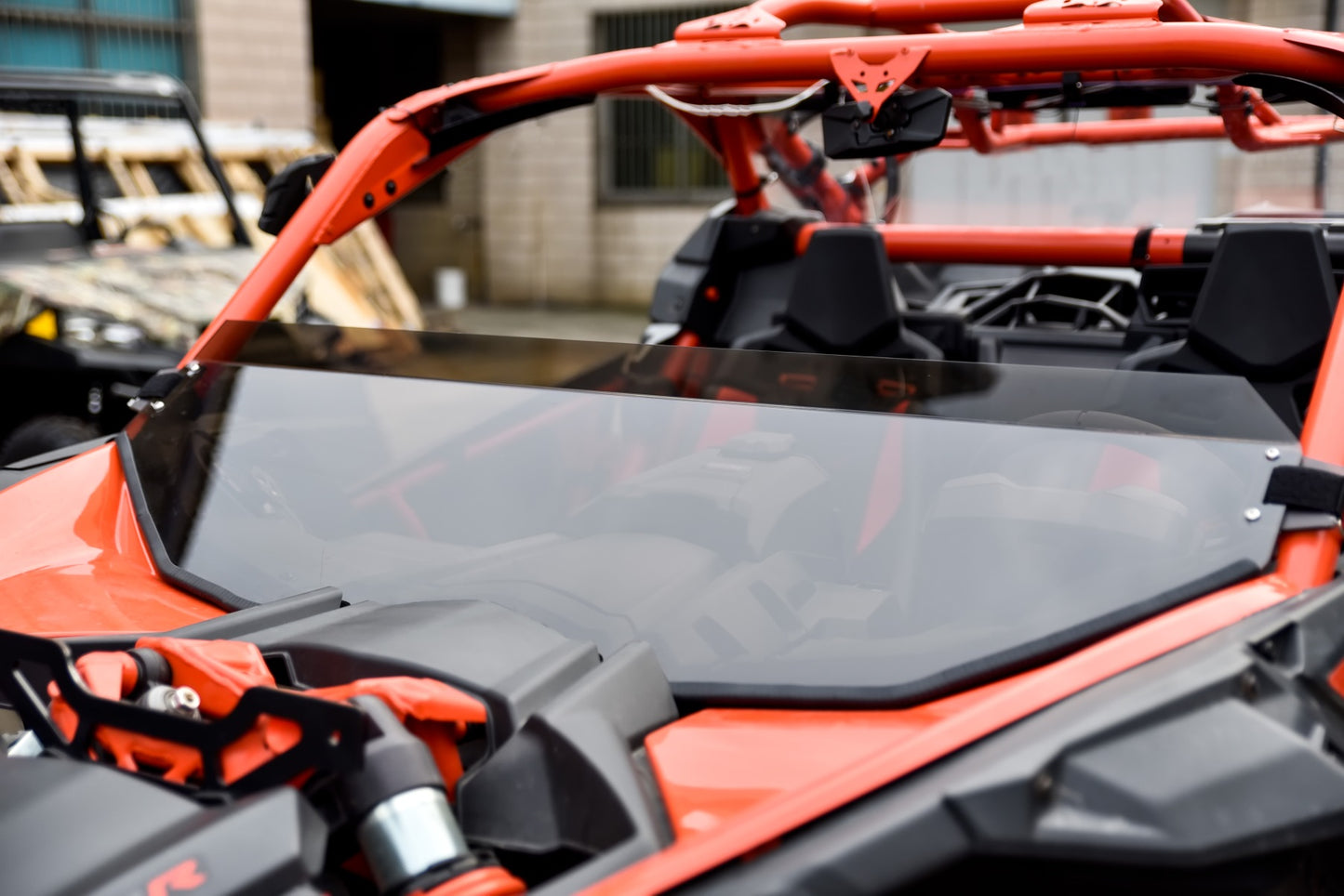 Para-brisa parcial fumê escuro para Can-Am <tc>Maverick</tc> X3