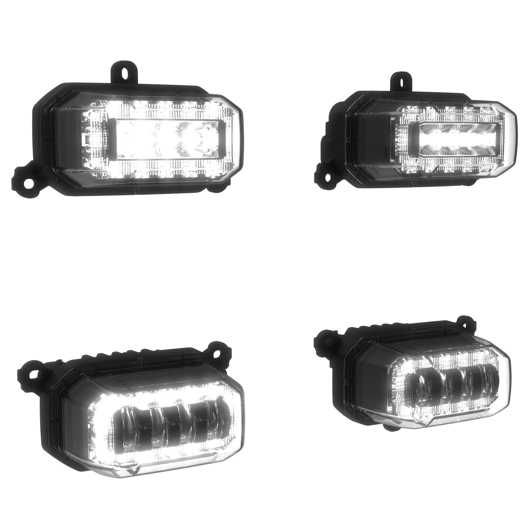 Set 4 stopuri față Neutrino pentru CAN-AM OUTLANDER 2023-2025 & RENEGADE/2024-2025 MAVERICK R/2025 CANYON/2025 SPYDER F3