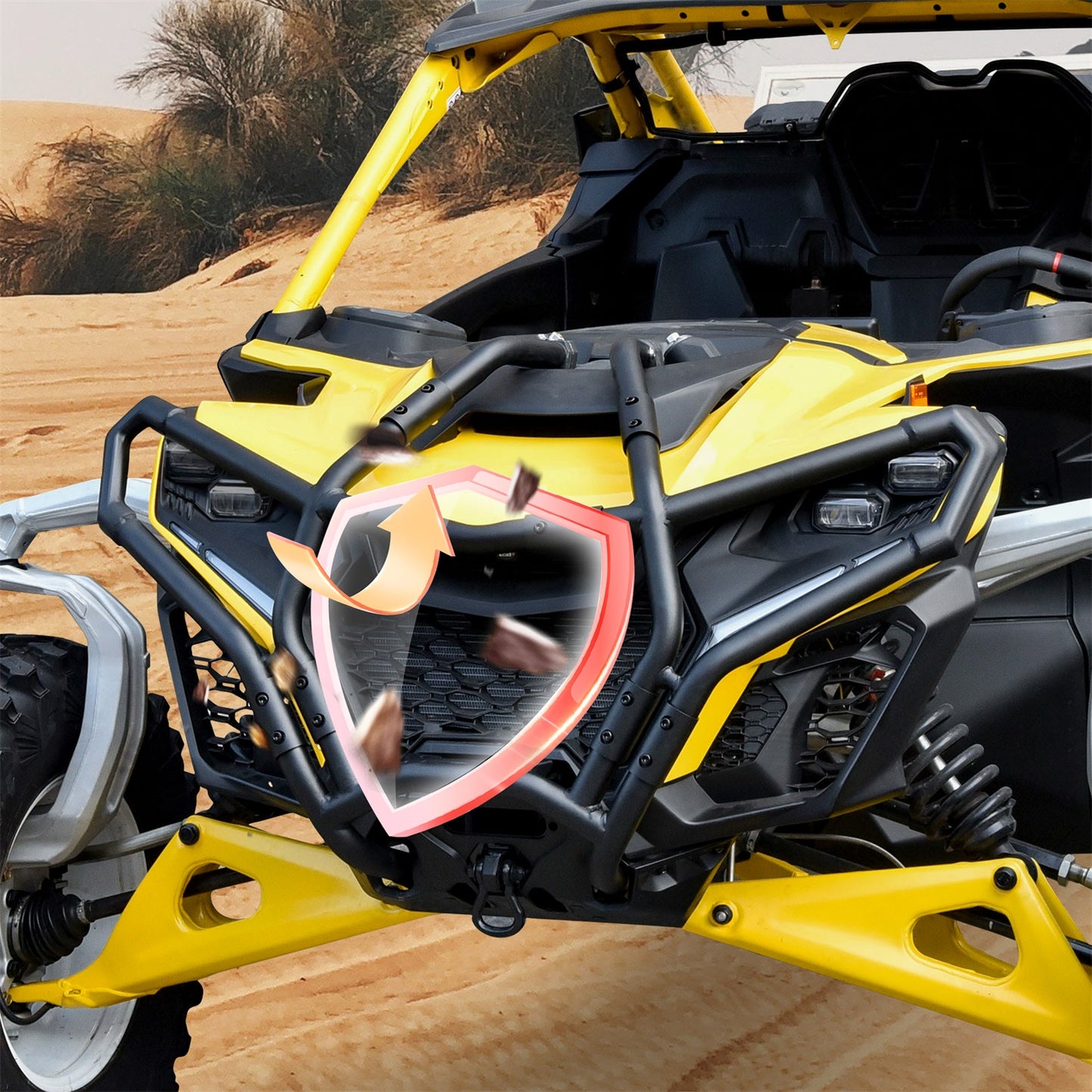 Combined Full Facie Front Bumper for Maverick R Models