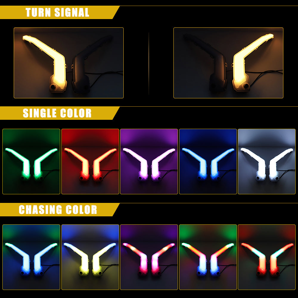 RGB LED frontal LED Lumina de semnal pentru Can Am Maverick X3 2016-2023