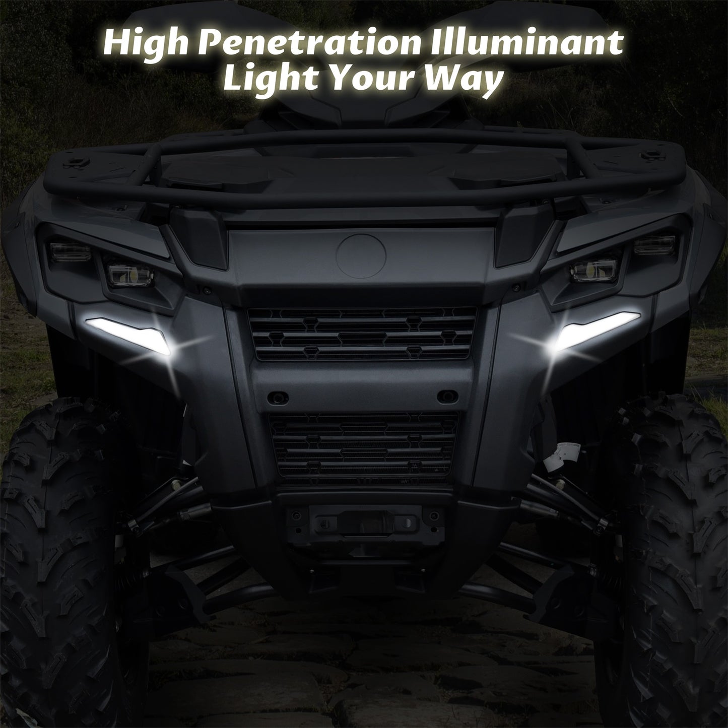 LED Front Bumper Lights Front with Turn Signal Light for Can-Am Outlander