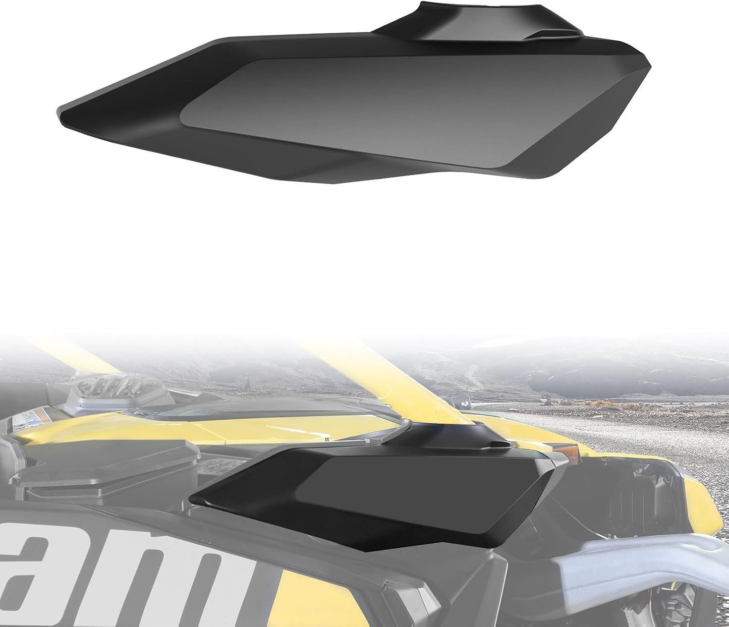 Lateral Gas Cap Cover for Can Am Maverick R 2024+