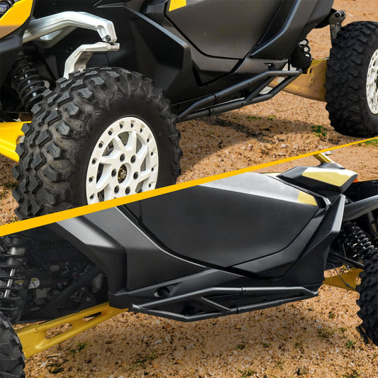 Combined Nerf Bars Rock Sliders for 2-doors Maverick R X RS 2024+