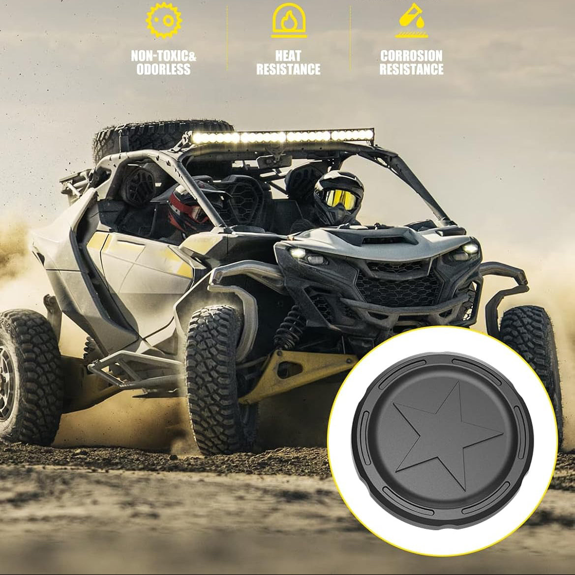 Wheel Hub Caps for Can-Am Maverick R/R MAX 2024+