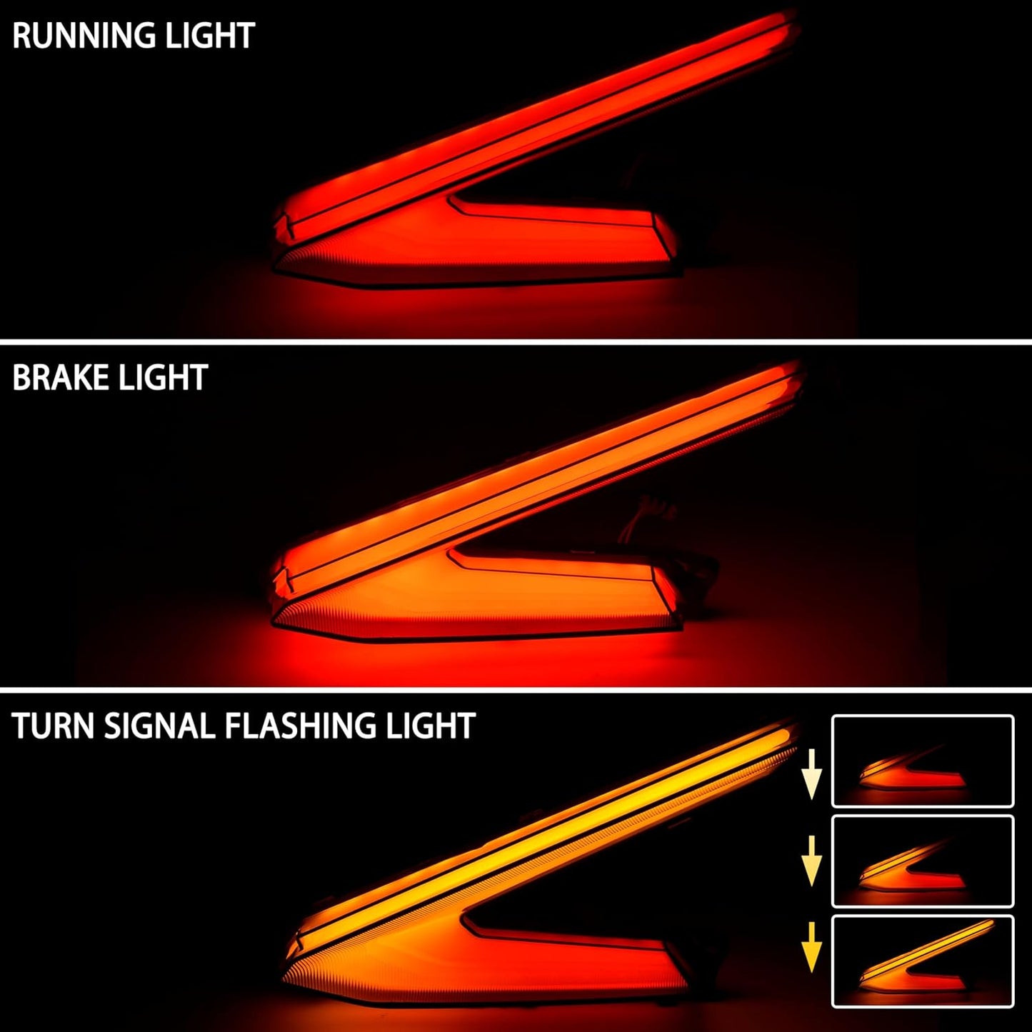 LED hátsó lámpák sárga irányjelzővel <tc>Maverick</tc> R