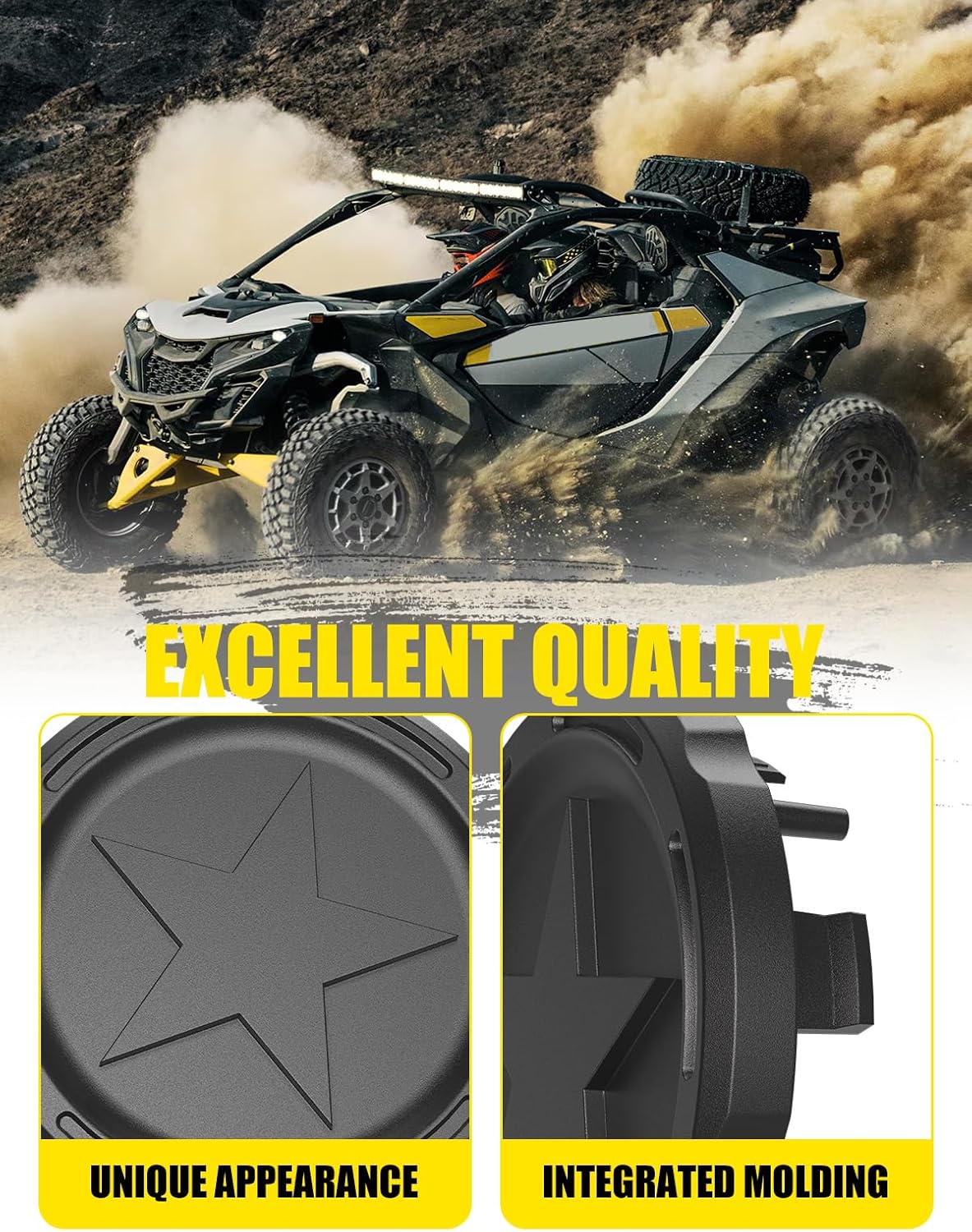 Wheel Hub Caps for Can-Am Maverick R/R MAX 2024+