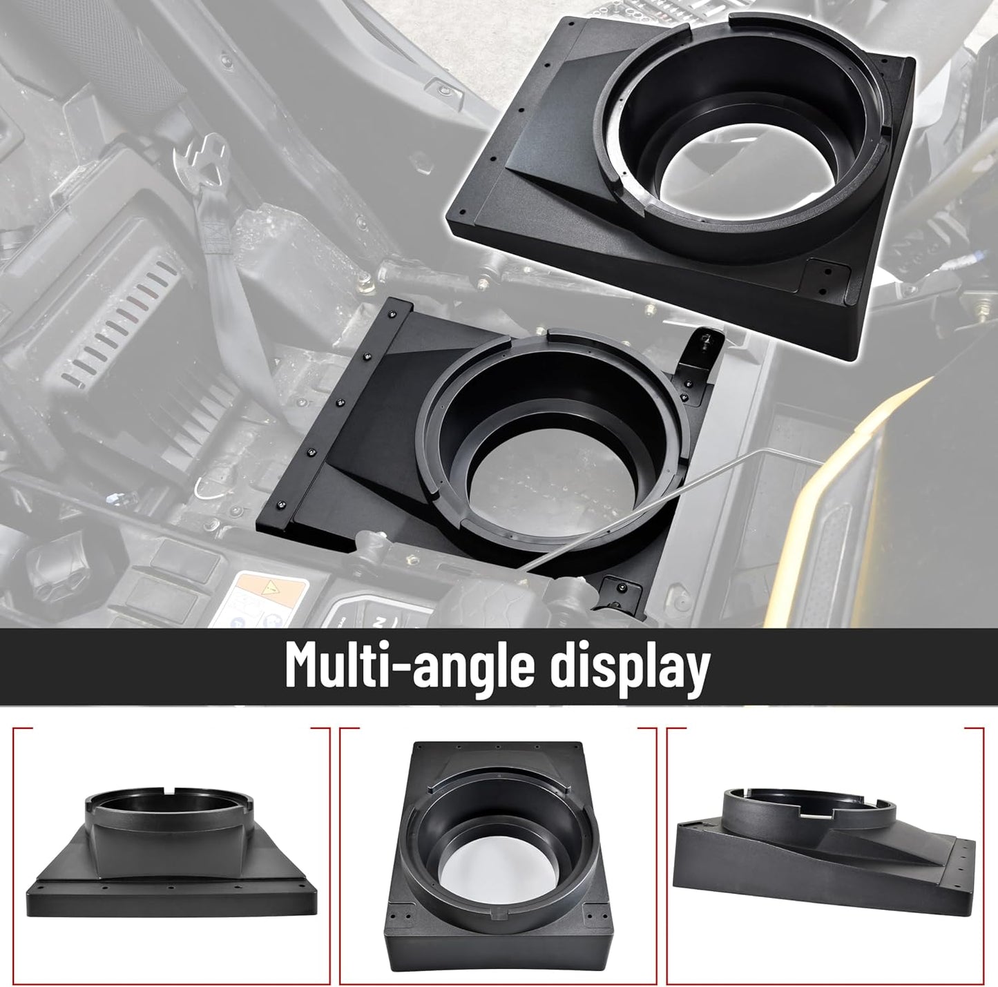 Under Seat Speaker Pod for Can-Am Maverick R MAX X RS 2024+
