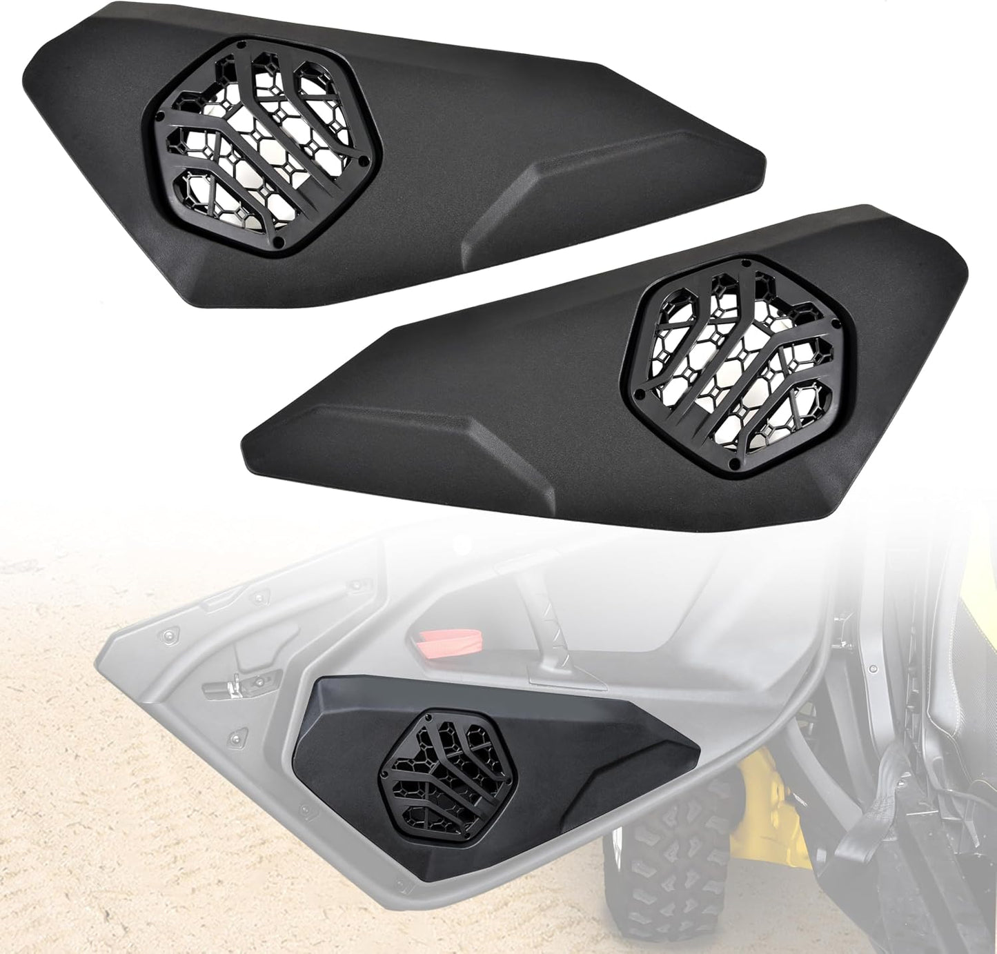 Front Lower Door Speaker Pods Mounts Panels