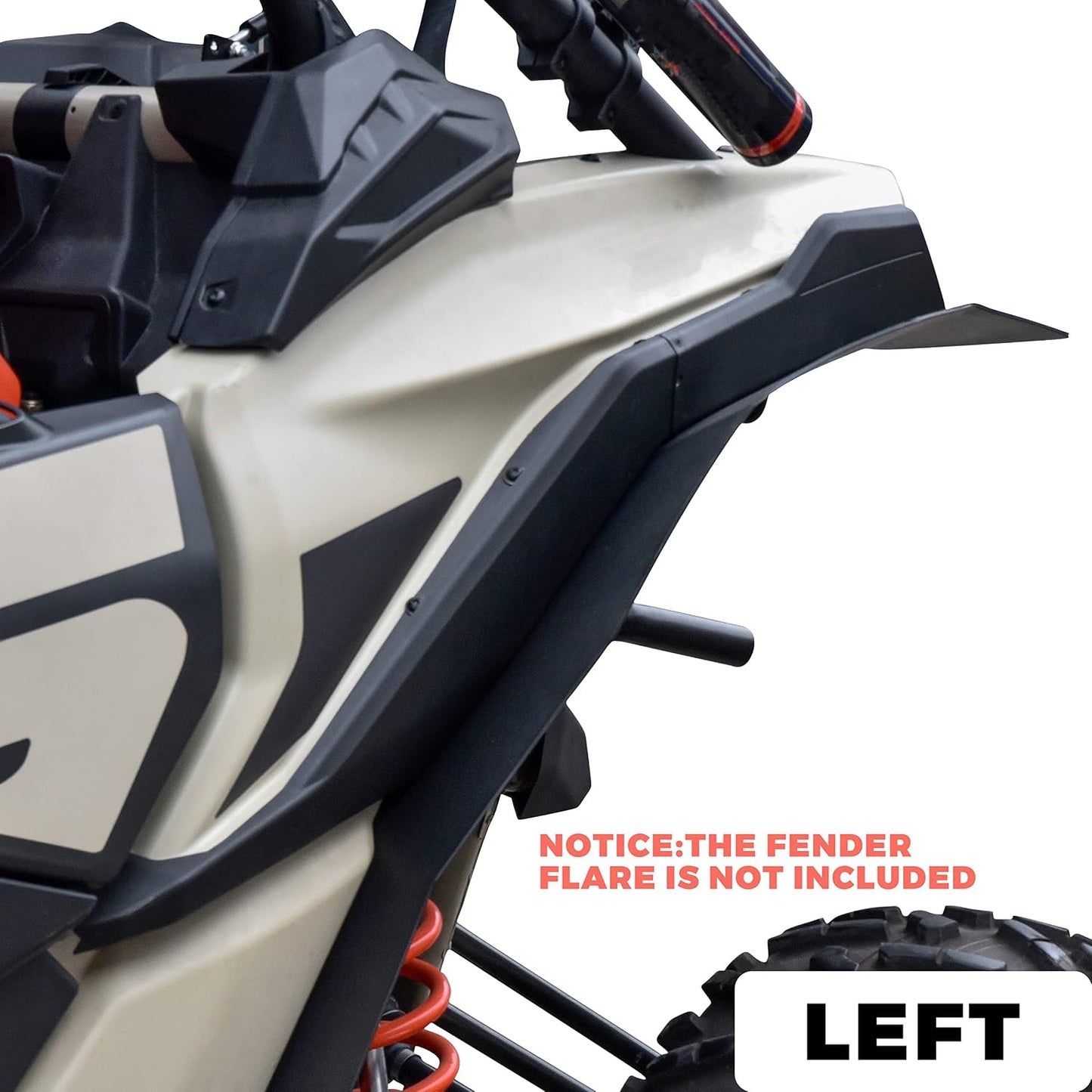 Gauche &  Déflecteur d'aile droite pour Can-Am <tc>Maverick</tc> X3