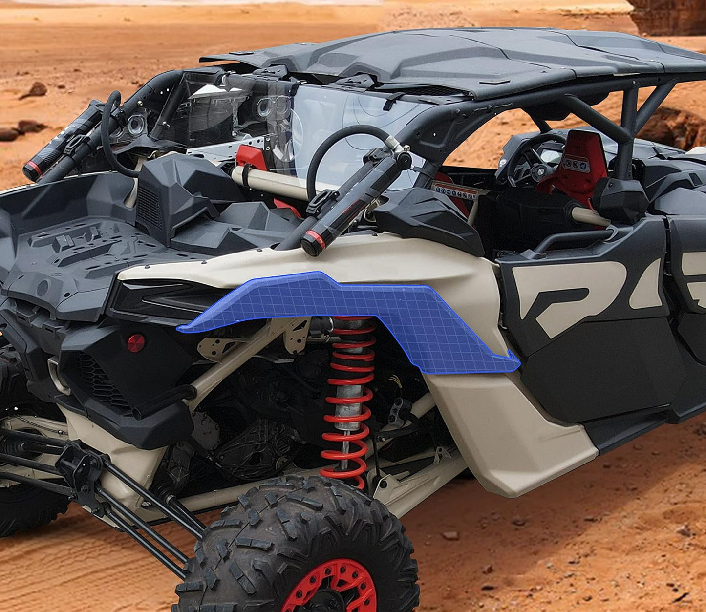Gauche &  Déflecteur d'aile droite pour Can-Am <tc>Maverick</tc> X3