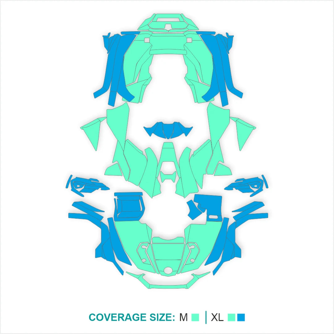 Кибер-дизайнерские наклейки для CFMOTO CFORCE 600-625