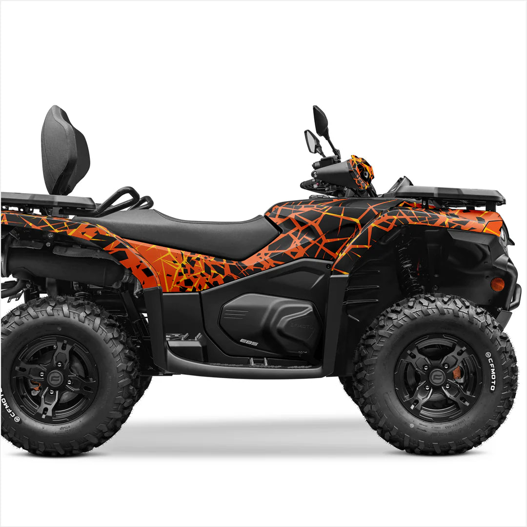 Autocollants de conception du tremblement de terre pour CFMOTO CFORCE 400-520