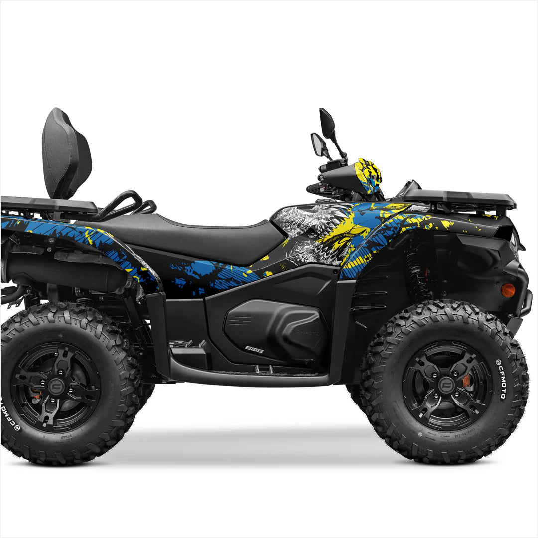 Adesivos de design simbiote para cfmoto cforce 400-520