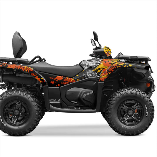 SYMBIOTE design stickers for CFMOTO CFORCE 400-520