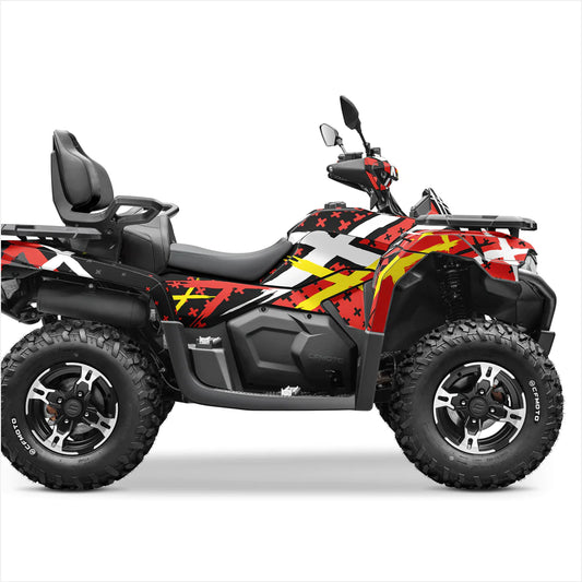 X Σχεδιασμός αυτοκόλλητα για CFMOTO Cforce 600-625