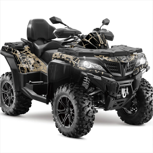 Adesivos de design de terremoto para cfmoto cforce 800-1000