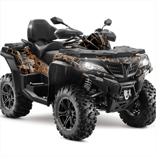 Adesivos de design de terremoto para cfmoto cforce 800-1000