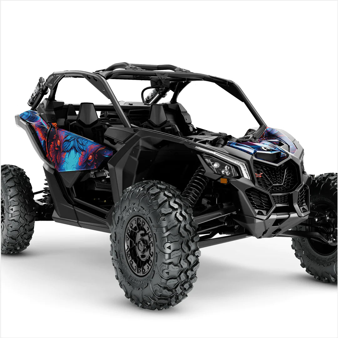 Наклейки с дизайном GLARING BULL для Can-Am Maverick X3