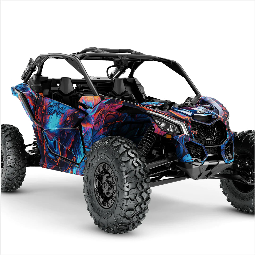 Σχεδιαστικά αυτοκόλλητα GLARING BULL για Can-Am Maverick X3