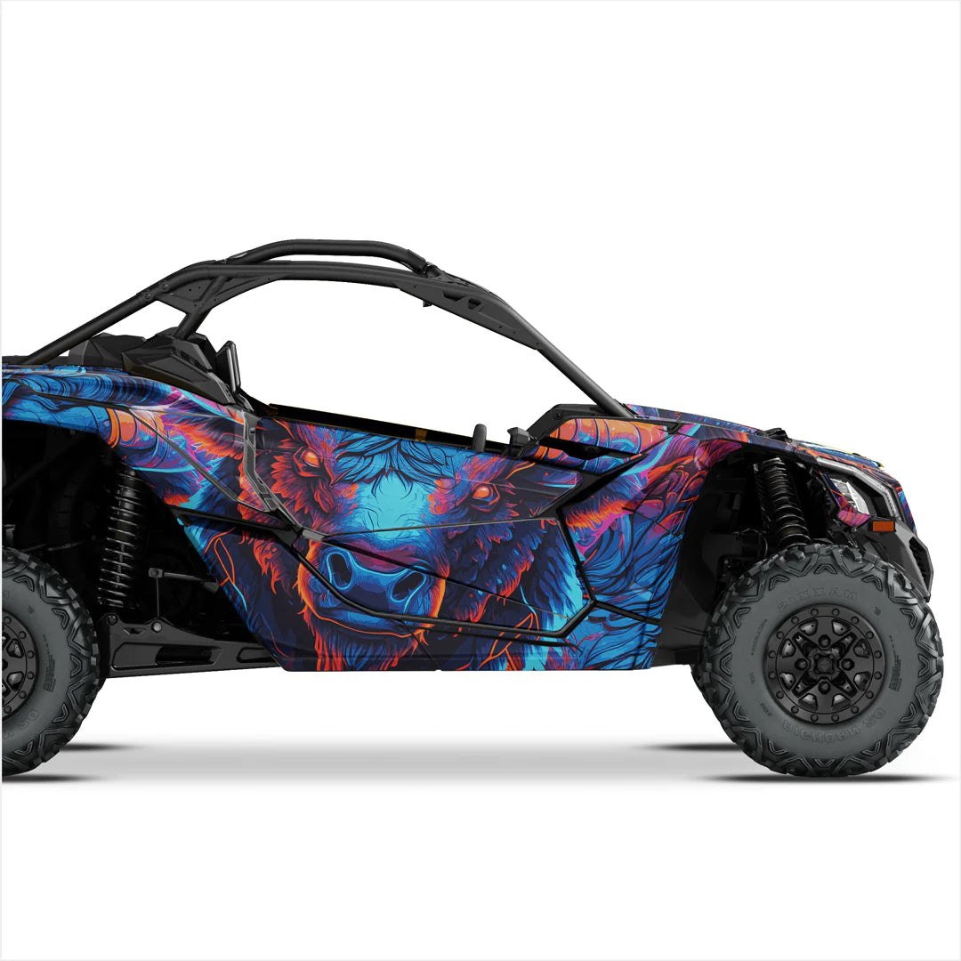 GLARING BULL dizaino lipdukai, skirti Can-Am Maverick X3