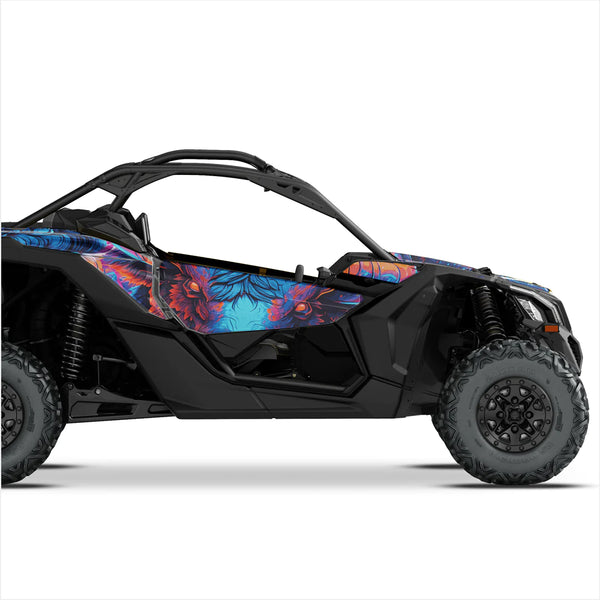 Наклейки с дизайном GLARING BULL для Can-Am Maverick X3