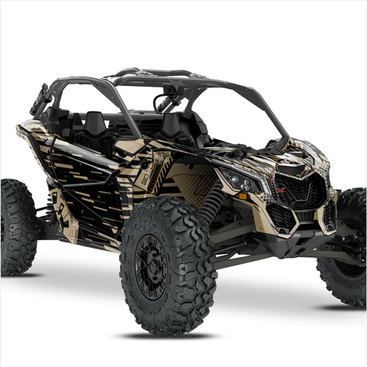 Αυτοκόλλητα σχεδιασμού cyber για can-am maverick x3
