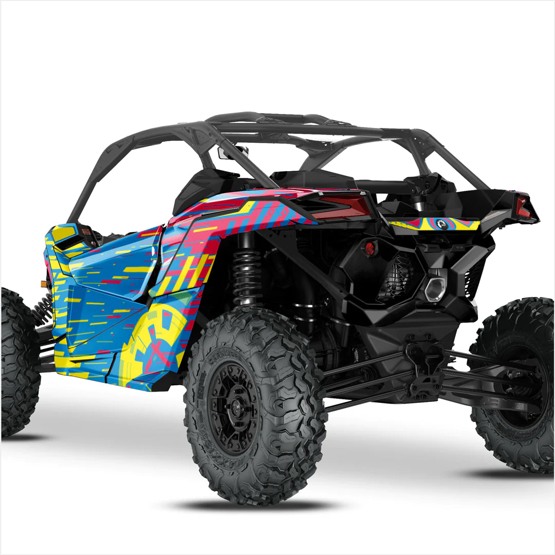 Наклейки с дизайном CYBER для Can-Am Maverick X3