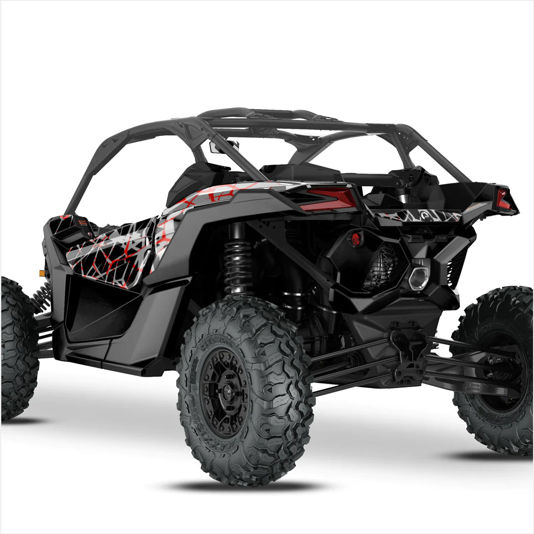 QUAKE design klistermærker til Can-Am Maverick X3