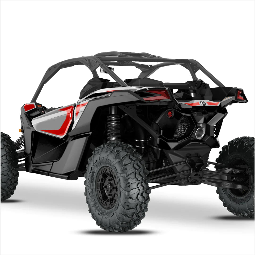 Autocolante cu design SIMPLU pentru Can-Am Maverick X3