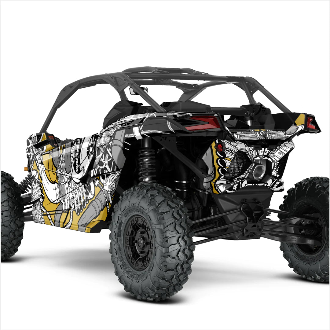 Наклейки с дизайном PETROL HEAD для Can-Am Maverick X3