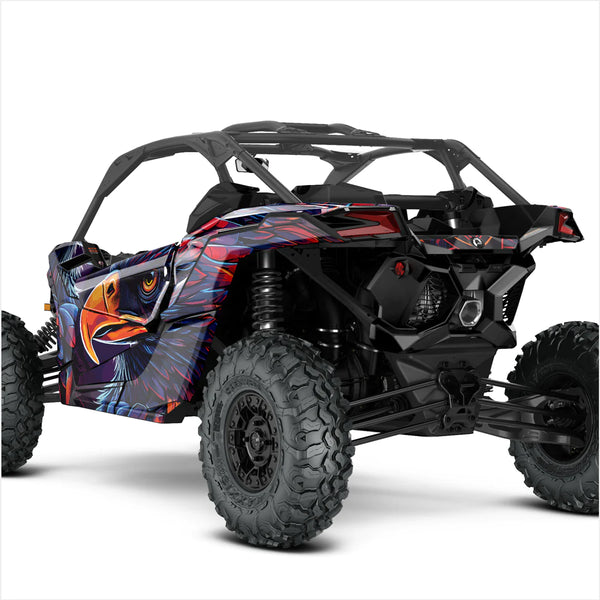 Σχεδιαστικά αυτοκόλλητα EAGLE GLOW για Can-Am Maverick X3