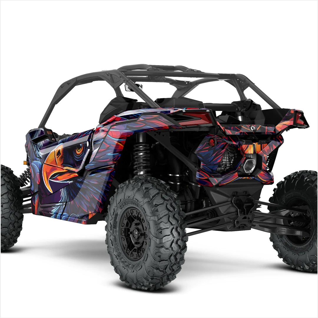 EAGLE GLOW dizaina uzlīmes Can-Am Maverick X3