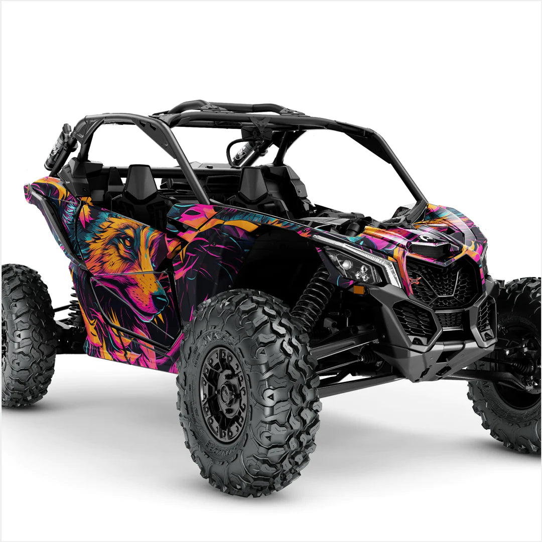 JAZZY FOX dizaina uzlīmes Can-Am Maverick X3