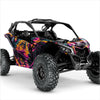 Adesivos de design JAZZY FOX para Can-Am Maverick X3