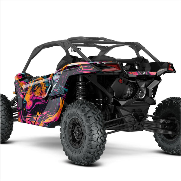 Дизайнерские наклейки JAZZY FOX для Can-Am Maverick X3