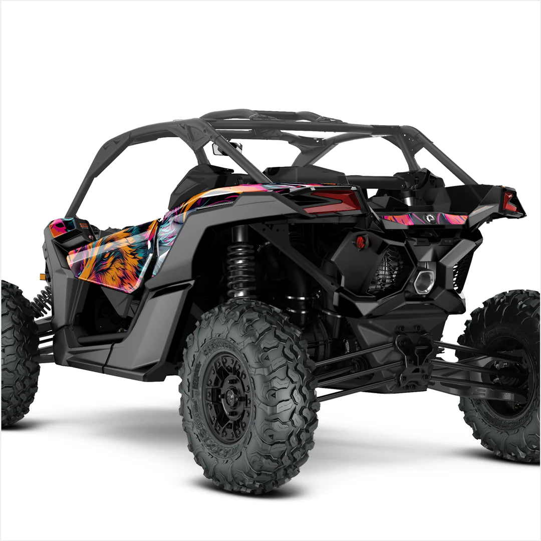 Дизайнерские наклейки JAZZY FOX для Can-Am Maverick X3