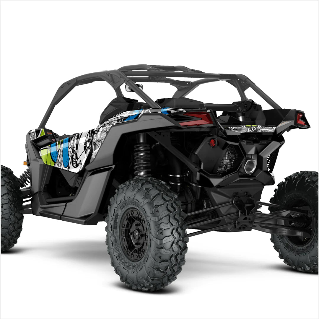 PETROL HEAD-Designaufkleber für Can-Am Maverick X3