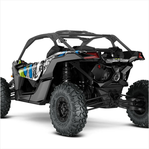 Adesivos de design PETROL HEAD para Can-Am Maverick X3