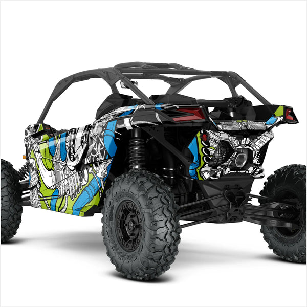 PETROL HEAD design stickers for Can-Am Maverick X3