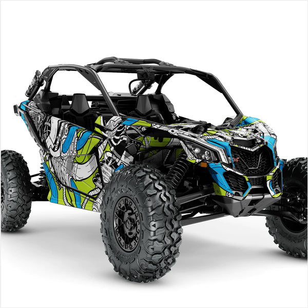 PETROL HEAD dizaino lipdukai, skirti Can-Am Maverick X3