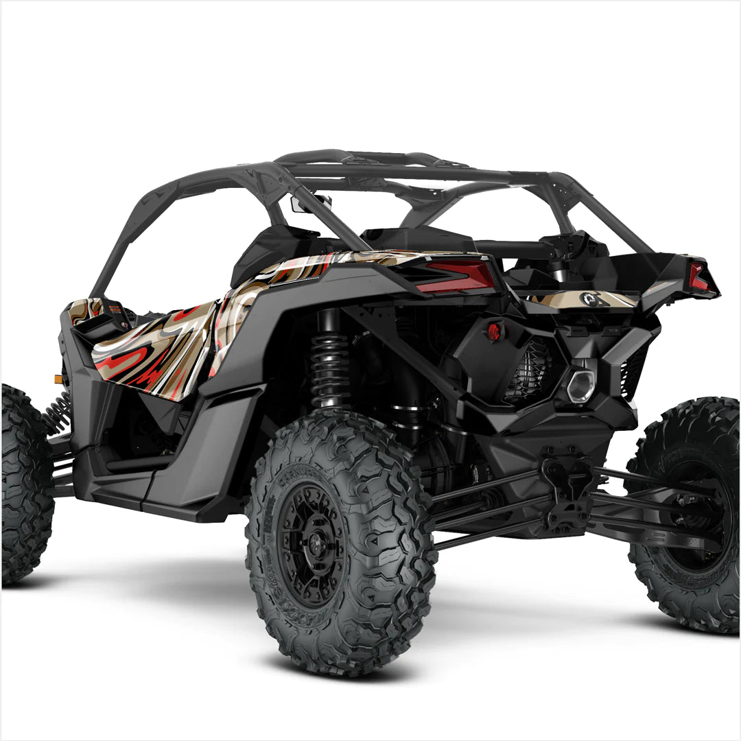 APOCALYPSE-ontwerpstickers voor Can-Am Maverick X3